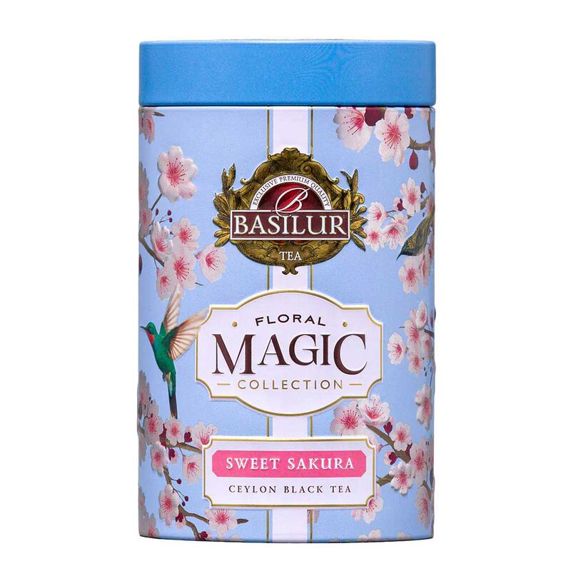 Basilur Floral Magic Sweet Sakura Loose Tea Tin 75g image number 0