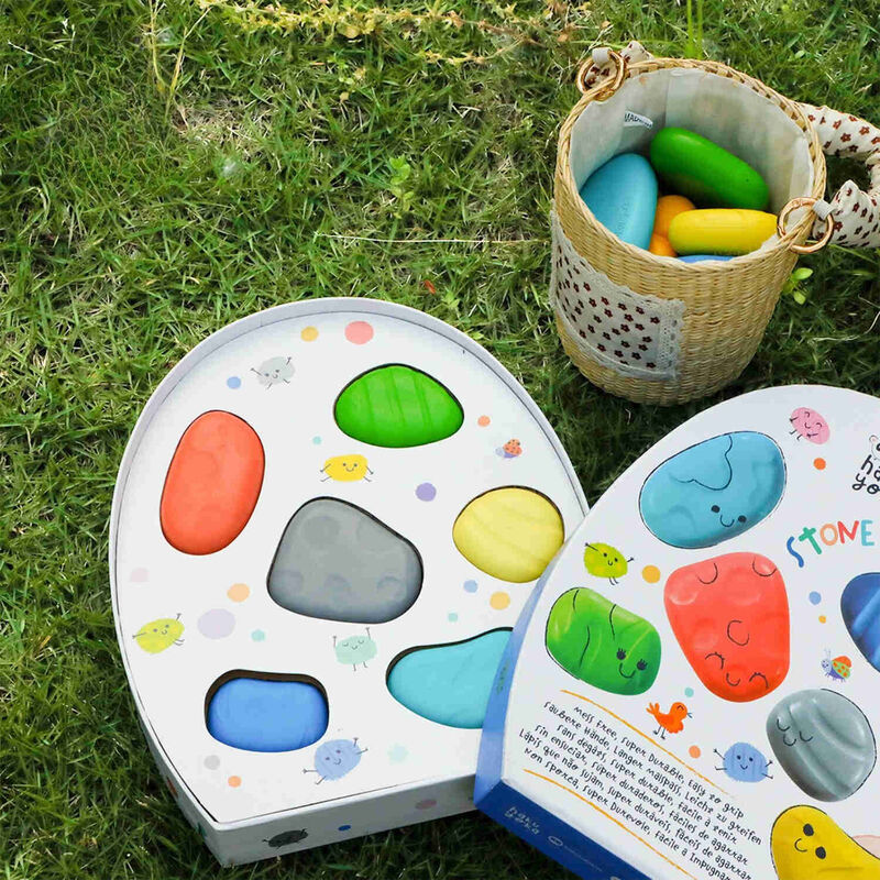 Haku Yoka 6 Stone Stack Crayons image number 2