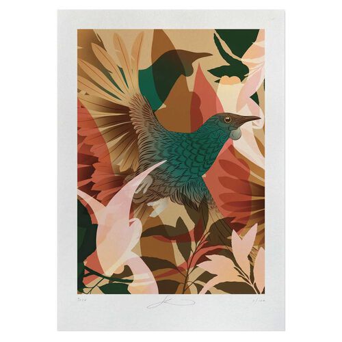 Flox Tui Whenua Boutique Print - A3 / Unframed