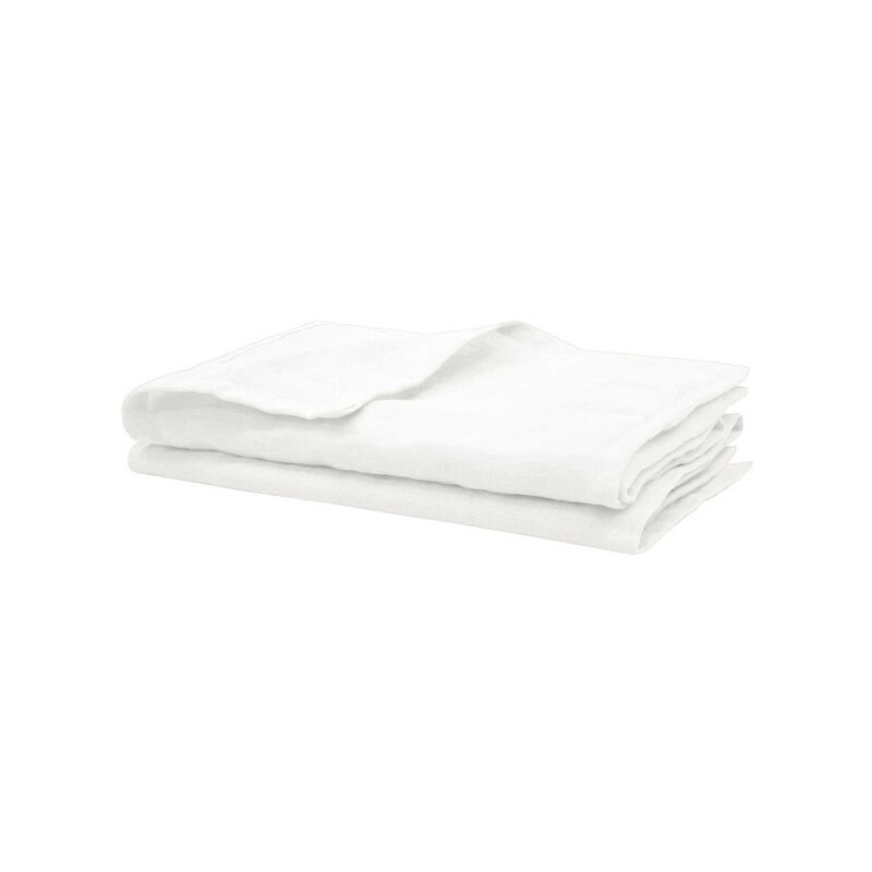 Bambury Linen 2Pc Napkin Set 45x45cm White image number 0