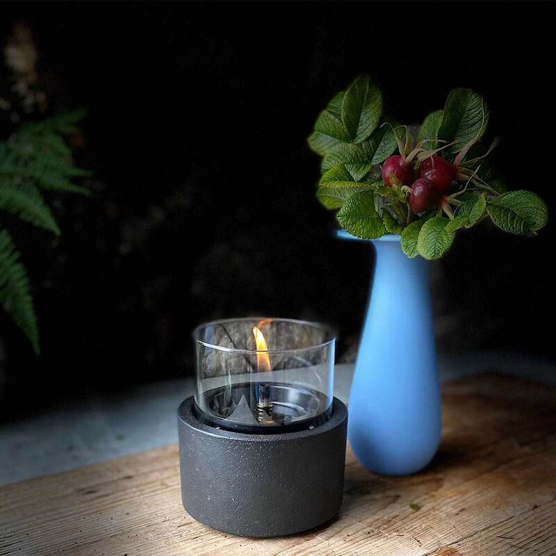 Tenderflame Lilly 12 Candle Black image number 1