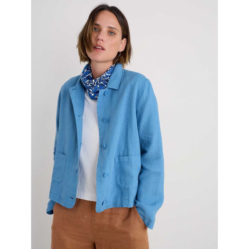 Seasalt Cornwall Handyband Stream Flower Bright Marine image number 1