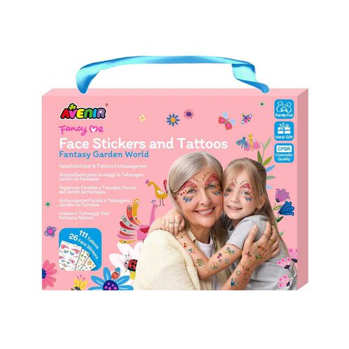 Avenir Face Stickers and Tattoos Fantasy Garden World