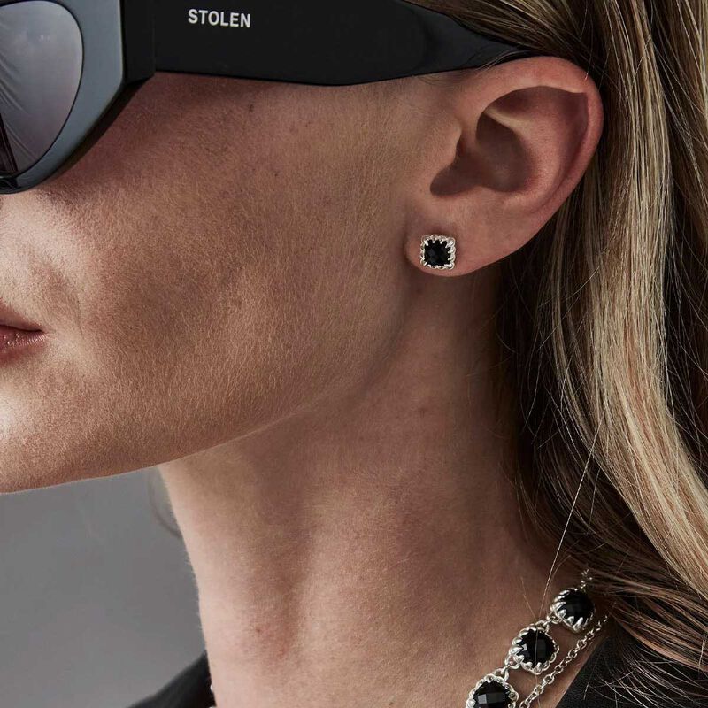 Stolen Girlfriends Club Mini Claw Studs Onyx image number 1