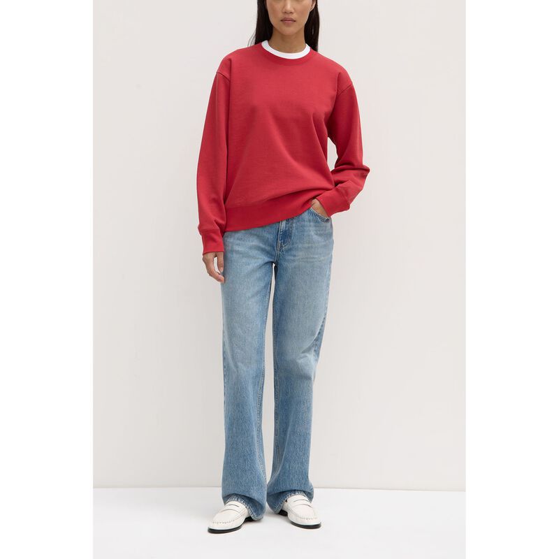 Assembly Label Womens Weekender Fleece Crew Goji image number 3