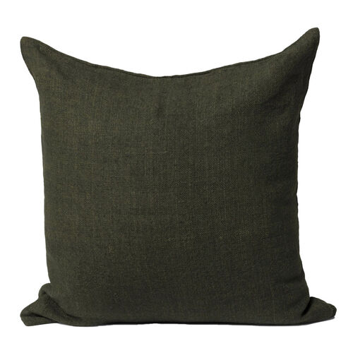 Città Heavy Linen Cushion Cover Ivy 55x55cm