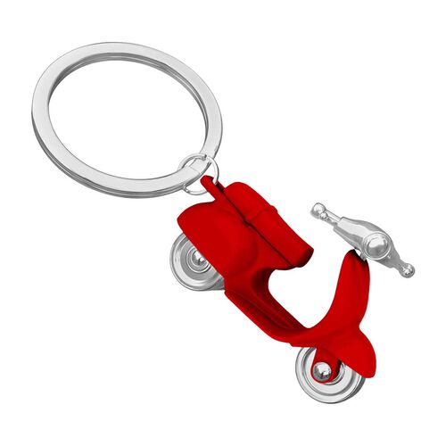 Metalmorphose Red Scooter Keychain