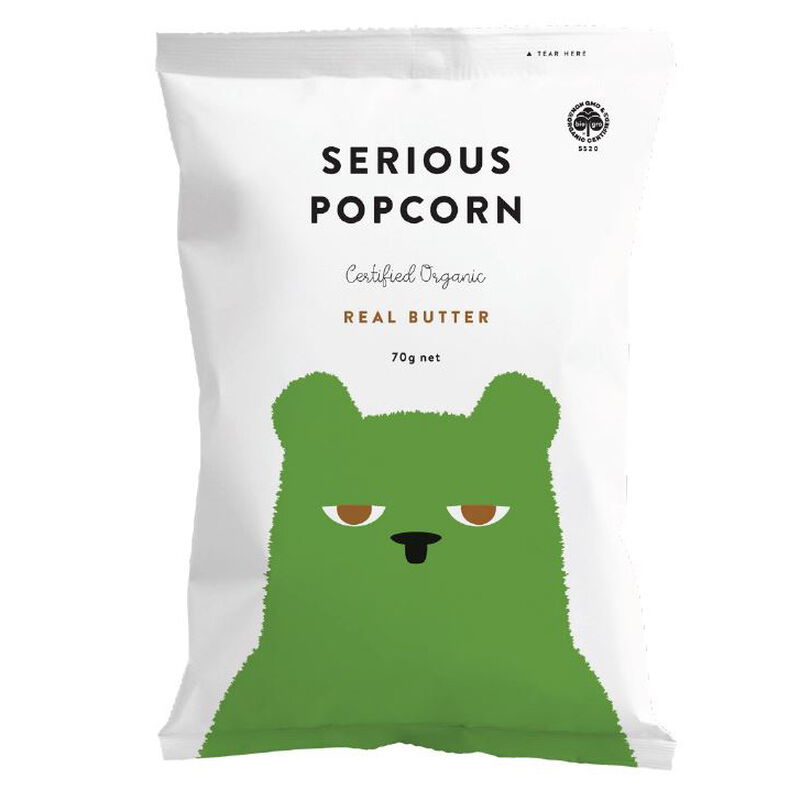 Serious Popcorn with Real Butter 70g image number 0