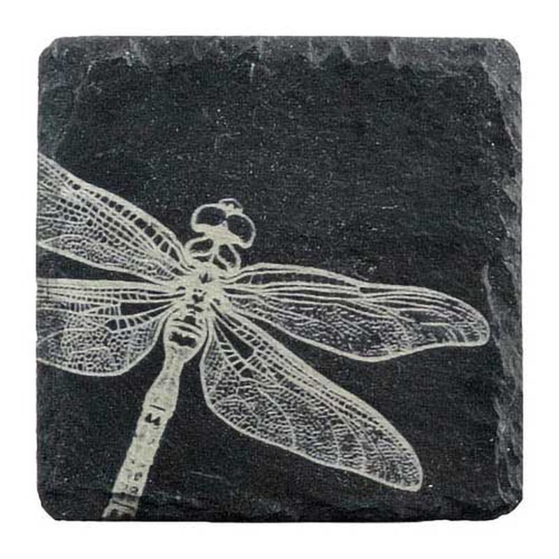 Selbrae House Single Slate Coaster - Dragonfly image number 0