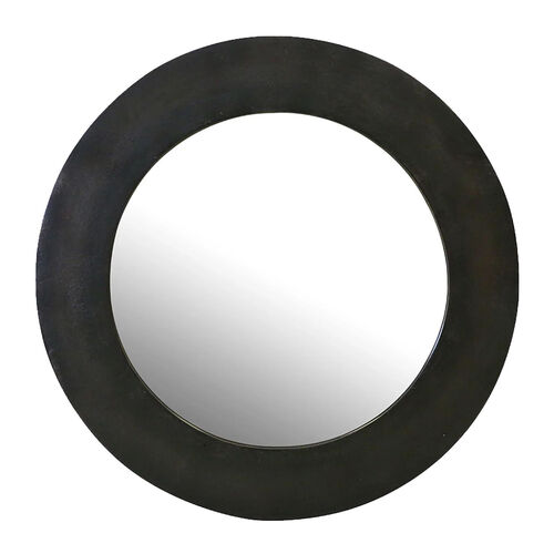 CC Interiors Round Mirror in Bronze Finish