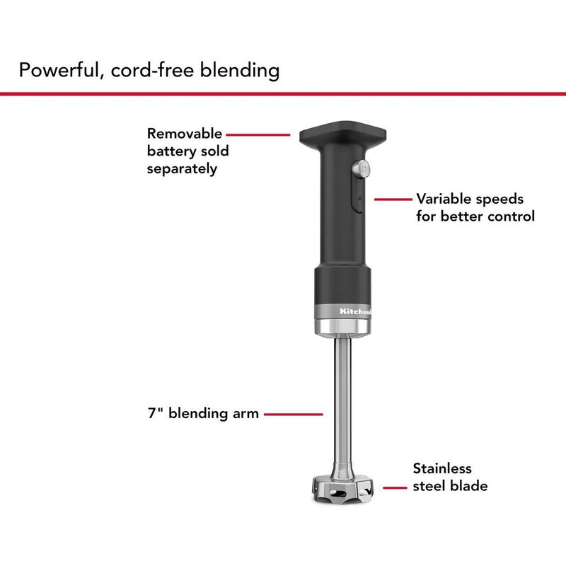 Kitchenaid Cordless Go Hand Blender image number 2