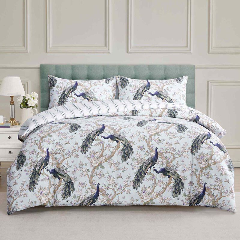 Laura Ashley Belvedere Stripe Quilt Cover Set image number 0