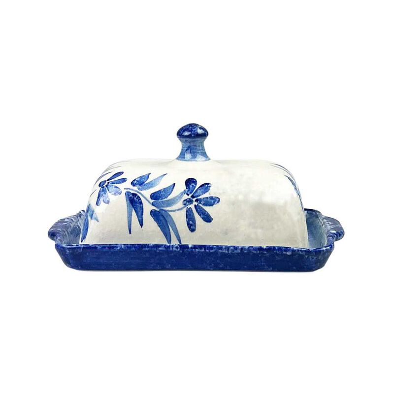 Selbrae House Ceramic Butter Dish - Olive image number 0