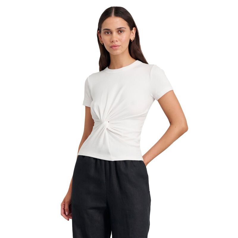 JAG Callie Twist Rib Tee image number 4