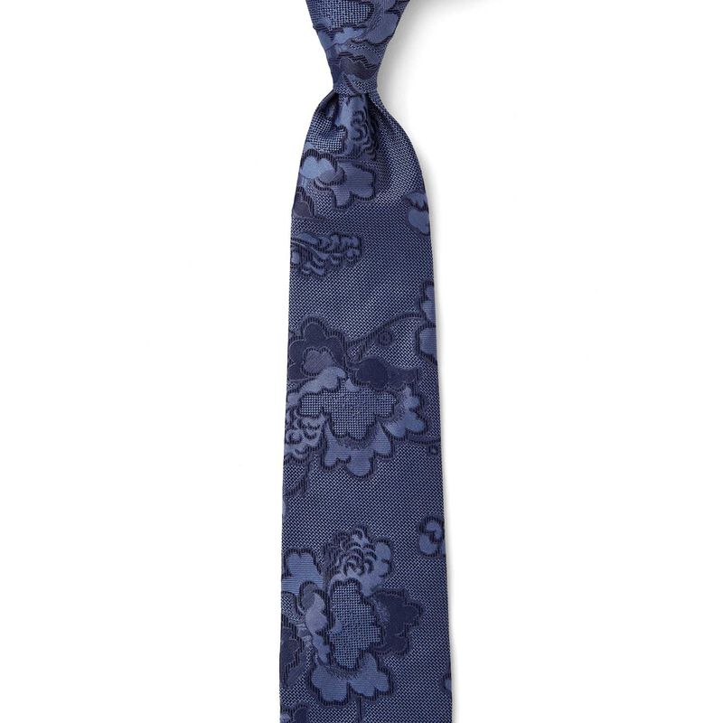Cambridge Jacquard Floral 7.5cm Tie image number 2