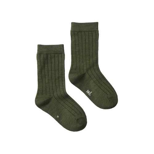 Nature Baby Organic Wool Rib Socks