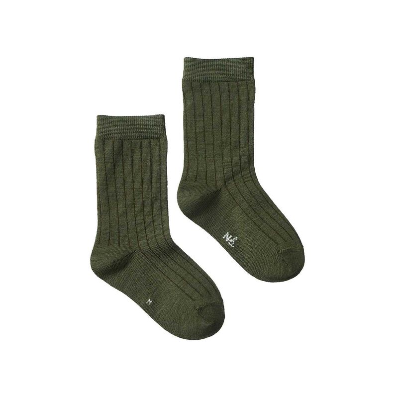 Nature Baby Organic Wool Rib Socks image number 0