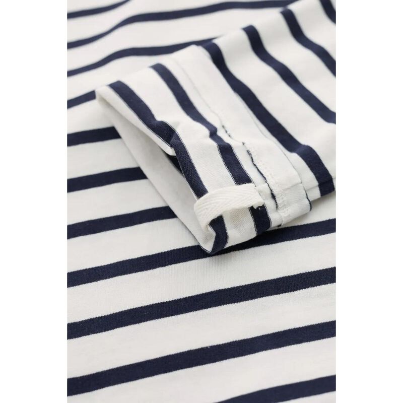 Seasalt Cornwall Sailor Shirt Falmouth Breton Chalk Maritime image number 3