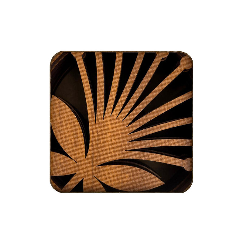 Abstract Designs Square Coaster Set Of 6 Mixed image number 0