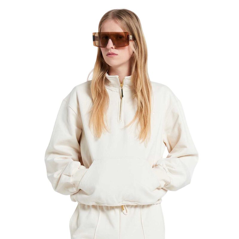 Karen Walker Runaway Scrawl Zip-Up Sweatshirt image number 0