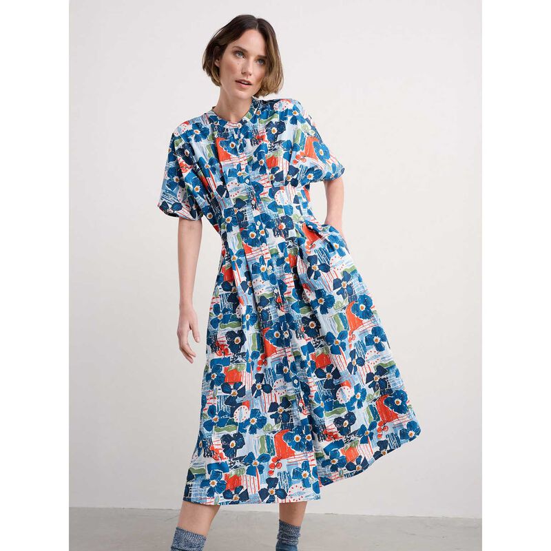 Seasalt Cornwall Lamorna Dress Table Sketch Chalk image number 3