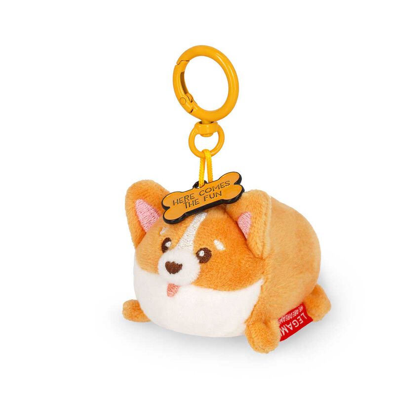Legami Super Soft! Tiny Plush Key Ring - Corgi image number 3