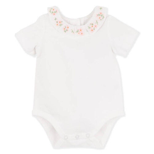 Bébé Tess Emb. Collar Bodysuit