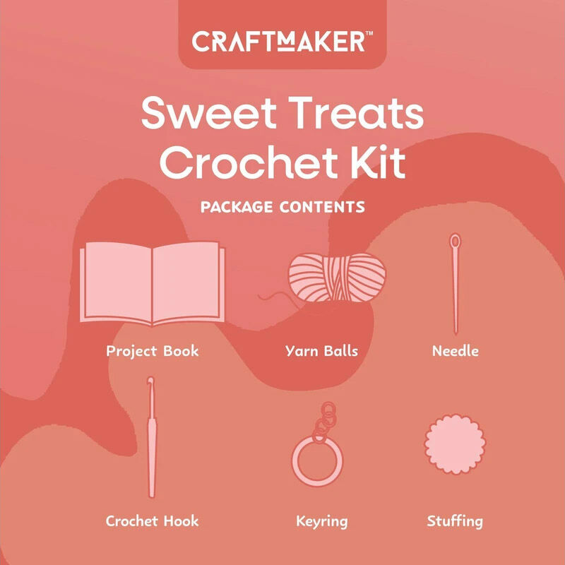 Craft Maker Sweet Treats Crochet Kit image number 2