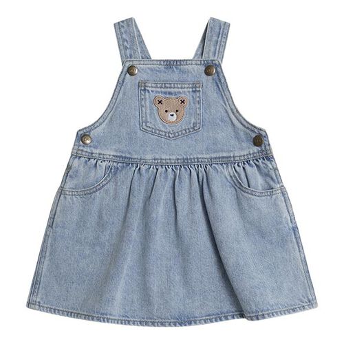 Huxbaby Dreamy Denim Pinafore Dress 6M-2Y
