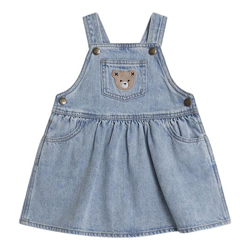 Huxbaby Dreamy Denim Pinafore Dress 6M-2Y image number 0
