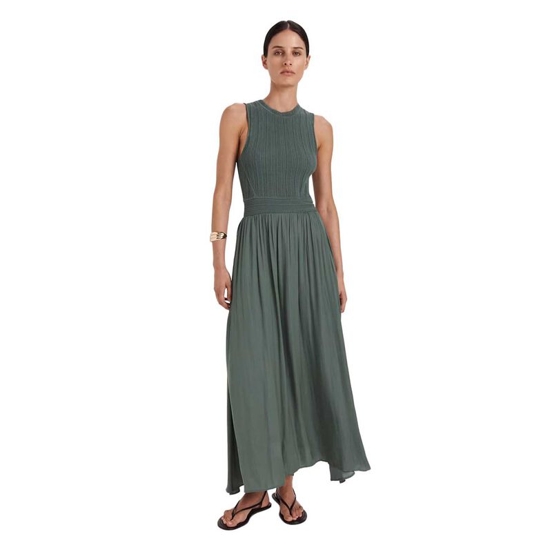 SABA Lillian Mixed Media Maxi Dress image number 0