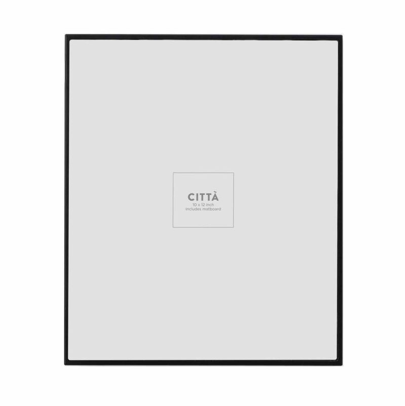 Città Metal Photo Frame Black  (Photo 5x7in) 25.5x3.5x30cm image number 0