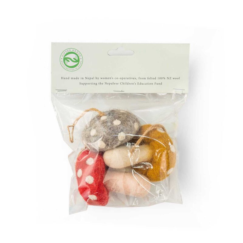 Gifted Hands Mushroom Decoration image number 5