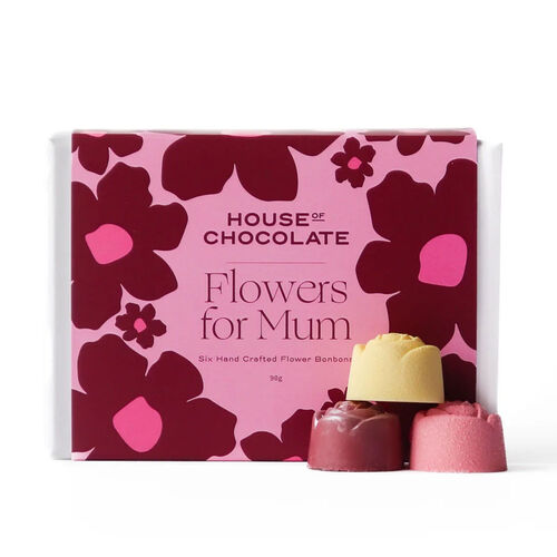 House of Chocolate Flowers for Her 6 Piece Bonbon Selection