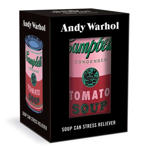 Galison Andy Warhol Soup Stress Reliever