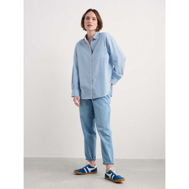 Seasalt Cornwall Sea Path Shirt Mini Sunrise Skipper image number 2