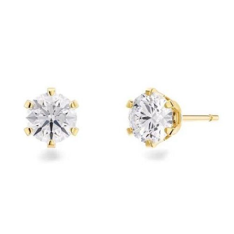 Edblad Crown Studs Gold image number 0