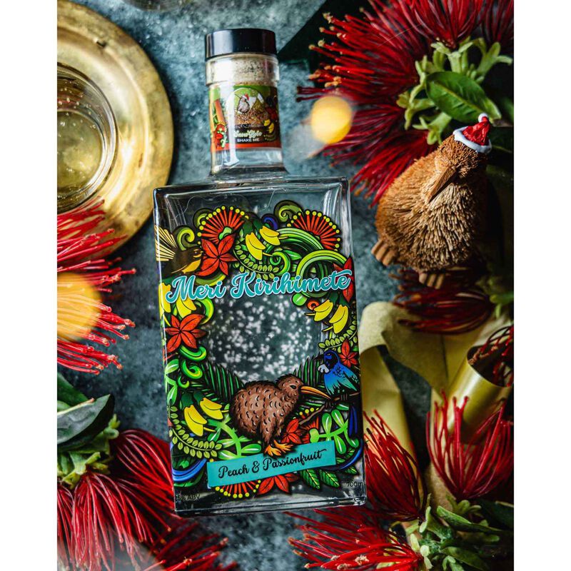 Lady H Meri Kirihimete Snow Globe Peach Passionfruit Gin Cup 25% 700ml image number 1