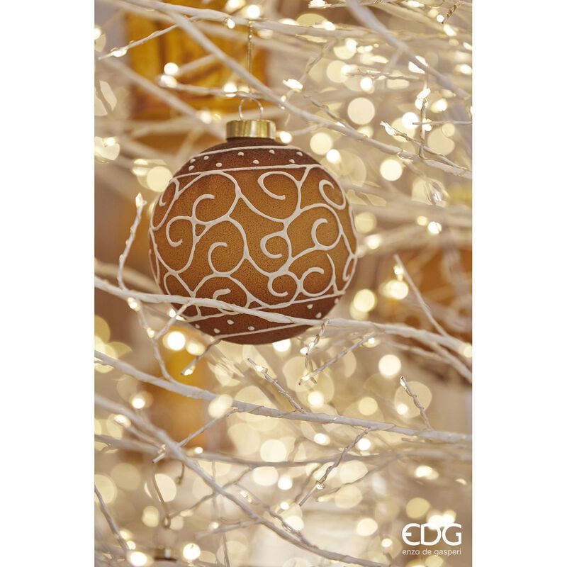 EDG enzo de gasperi Marzipan Bauble 12cm Assorted image number 1
