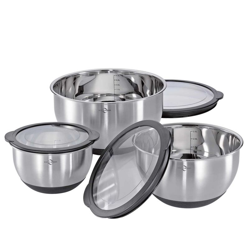 Zassenhaus Deluxe Bowl Set 3Pc With Lids image number 0