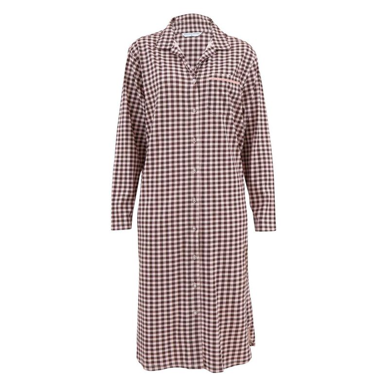 Wallace Cotton Kendra Organic Brushed Cotton Knit Nightshirt image number 0