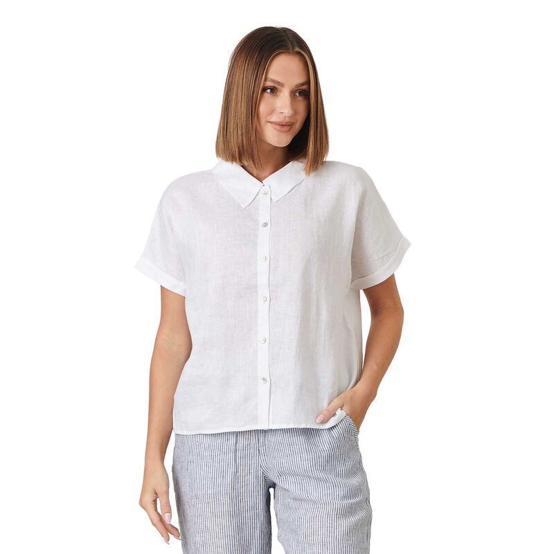 Naturals By O & J White Shirt image number 0