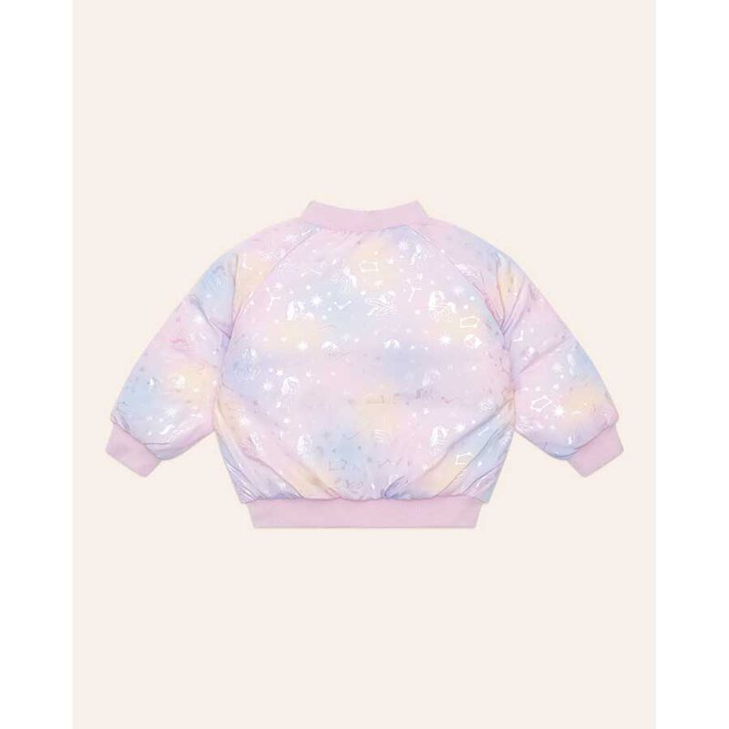 Huxbaby Cosmic Unicorn Reversible Bomber 1-2Y image number 3