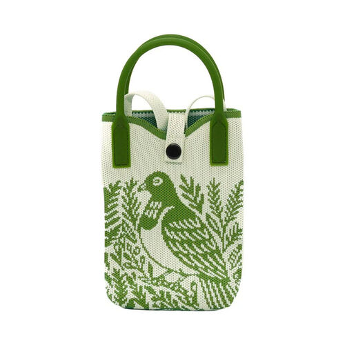 Woodcut Kereru Cross-Body Mini Bag