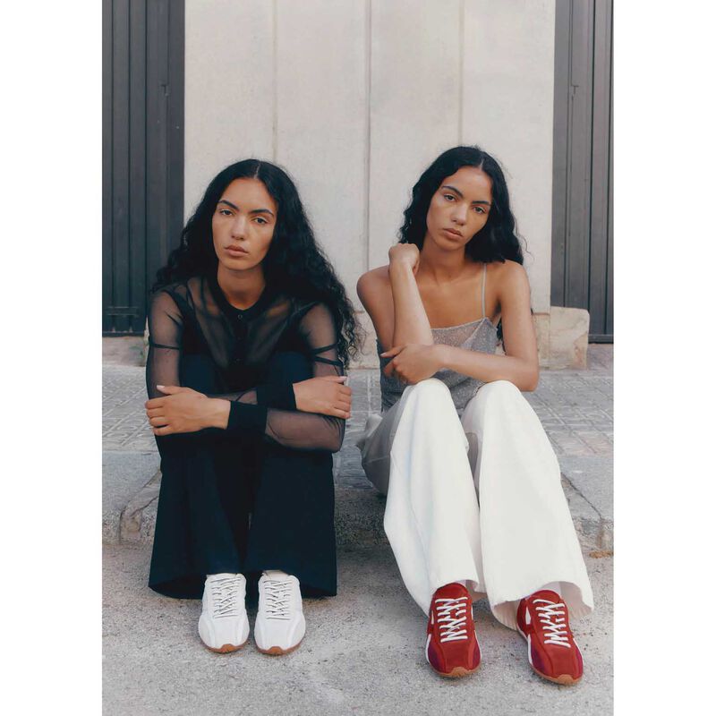 Alohas Tb.304 Nylon Leather Sneakers image number 1