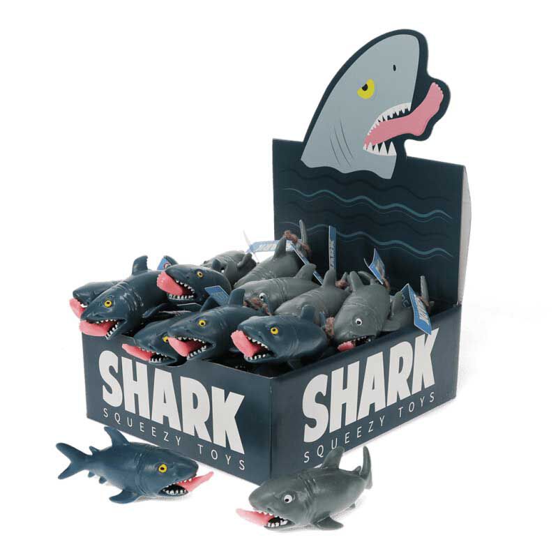 You Monkey Leg-Biting Shark Squeezy Toys - Assorted image number 2