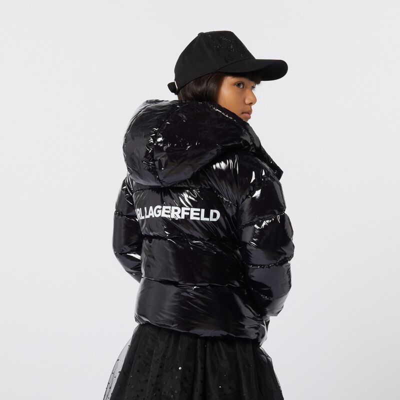 Karl Lagerfeld Sparkle Cotton Baseball Cap 54 - 58 image number 3