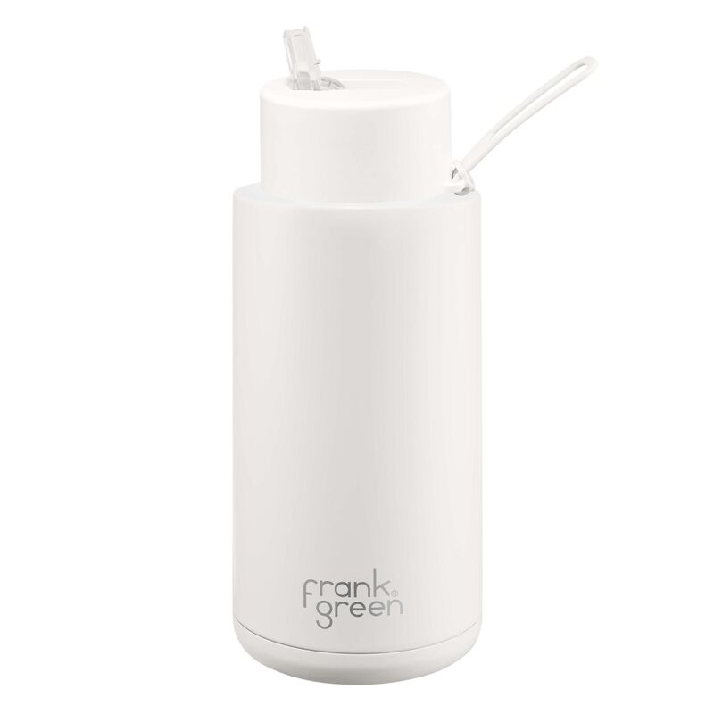frank green 34oz Ceramic Reusable Bottle with Straw image number 0