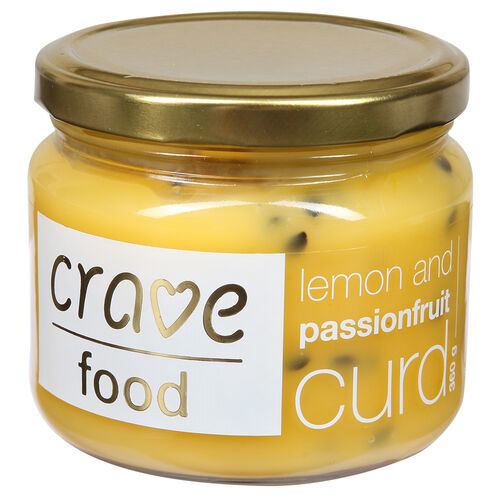 Crave Lemon & Passionfruit Curd 360g