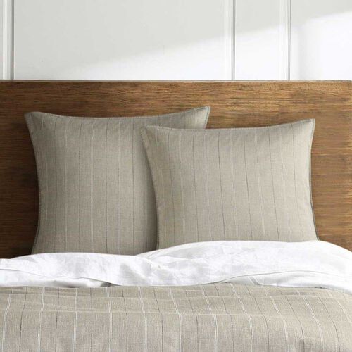 MM Linen Hedge Euro Set of 2 - Natural